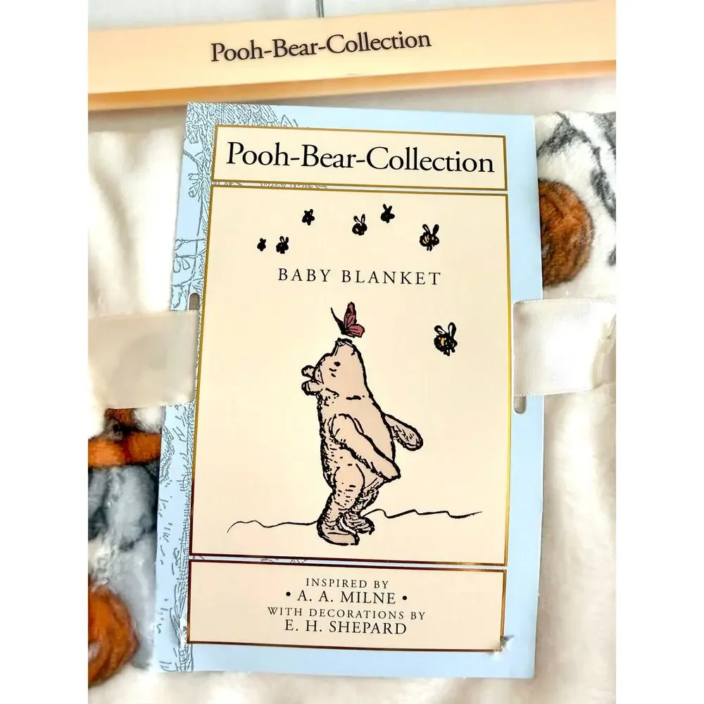 New Pooh Bear Collection Winnie The Pooh Halloween Fall Baby Blanket 30